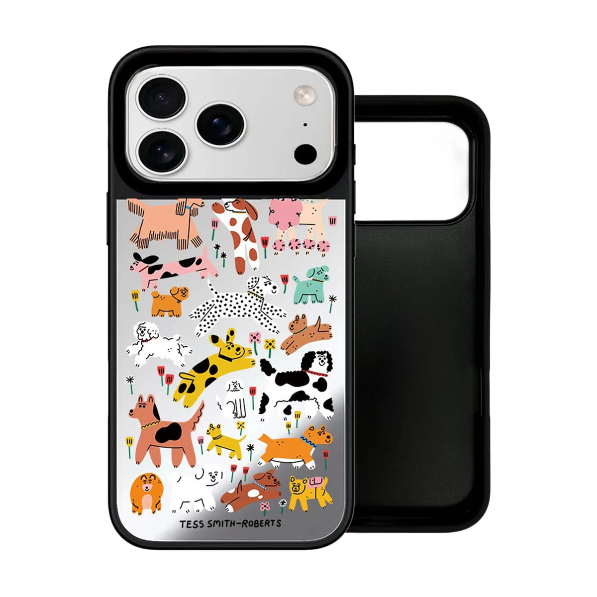 6090493 Mirror Surface Magnetic Phone Case Cover for IPhone 13 14 15 16 17 18 Pro Max Case Cartoon Quake