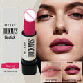 Funny Lipstick Gag Gift for Women,Matte Texture Velvet Lipstick Long Lasting Full Coverage Non-Transfer Lipstick Valentine's Day Quake 03 rose red