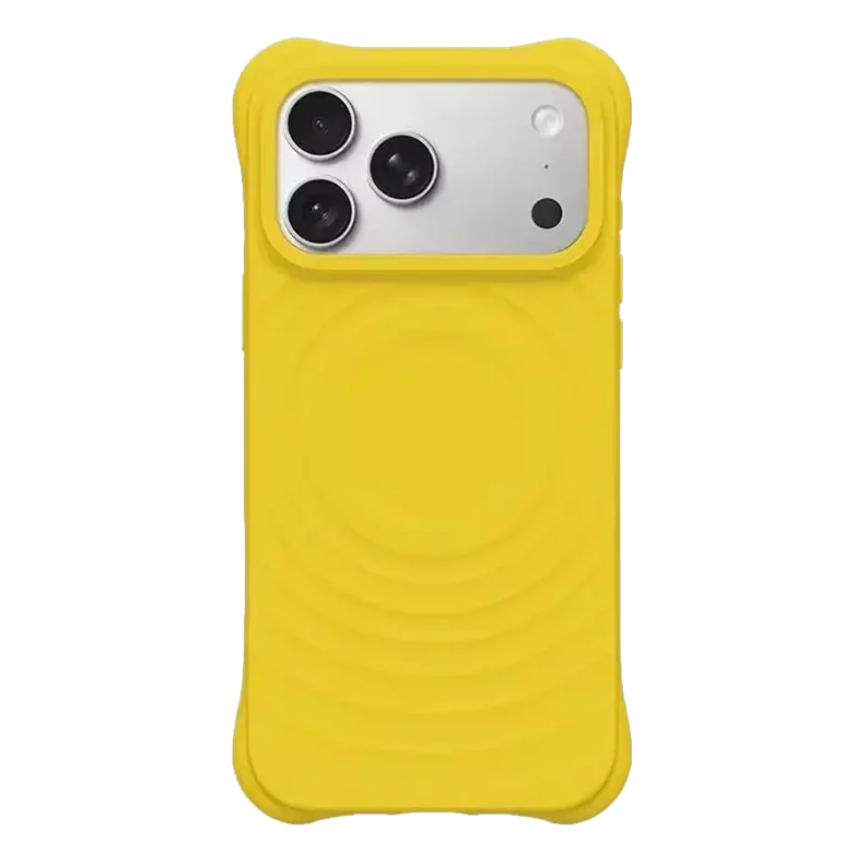 608233 Wave Magnetic Phone Cover for IPhone 13 14 15 16 17 18 Pro Max Case for IPhone 18Pro Quake