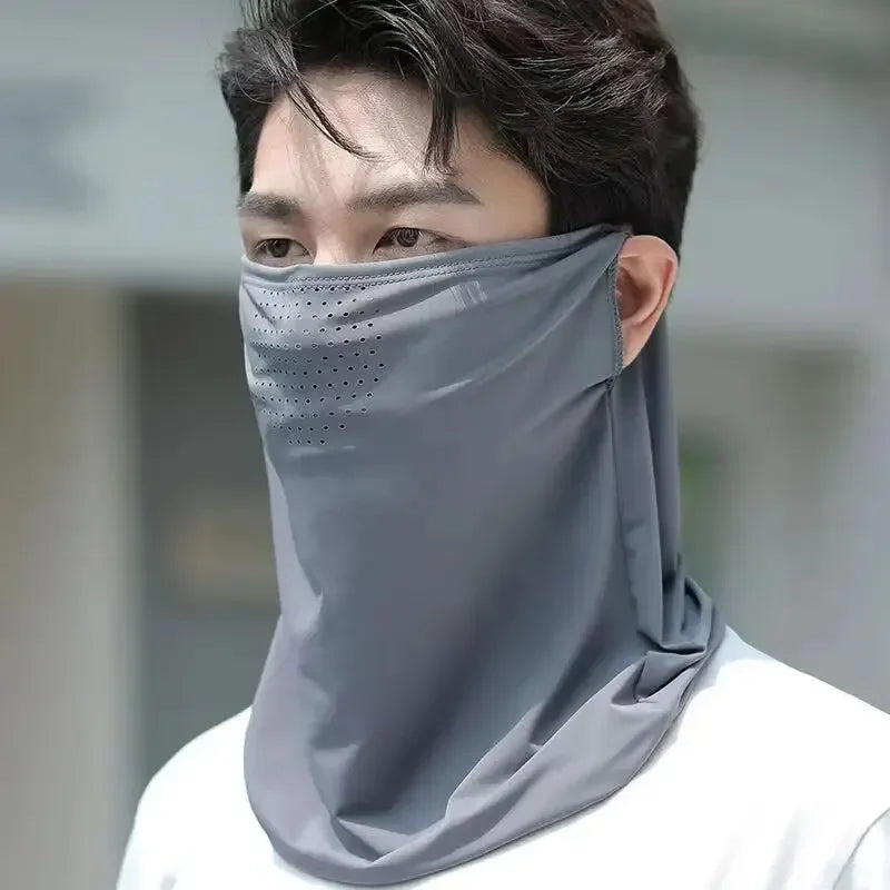 1pc UV Protection Scarf Face Mask for Women - Versatile for Driving, Fishing, and Mountaineering - Sun Protection Quake 02