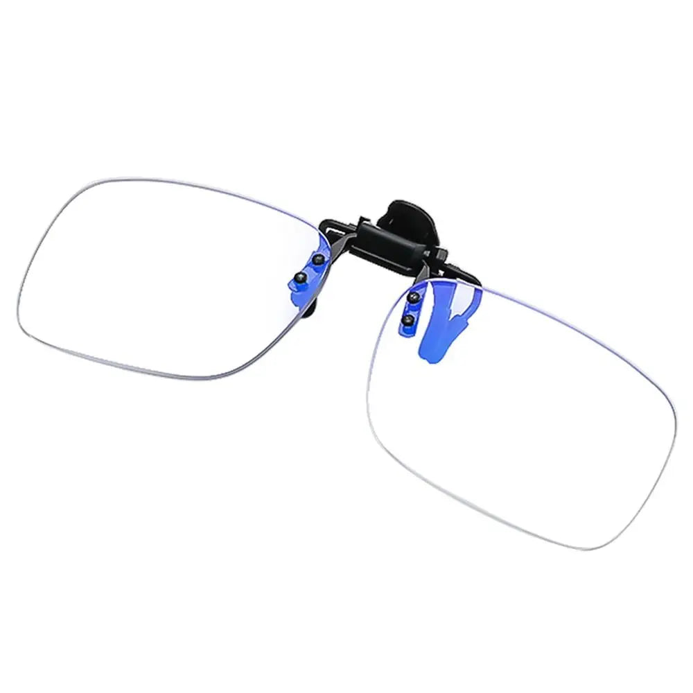 Ultra-light Clip Presbyopic Glasses Flip Up Down Rimless Reading Glasses Optical Lenses with Clip Magnifying Glasses For Reading Quake Strength 400