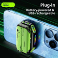 Radio Phone Refrigerator With 7 Speed Modifiable Quiet Action Rechargeable Attach Plan Game And Video Play White Color K1KF Quake China Mainland