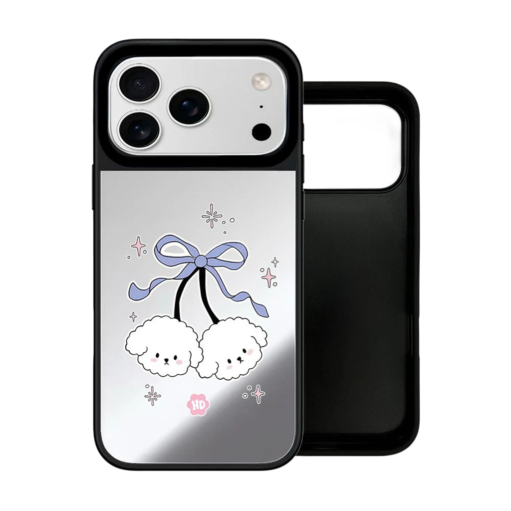 6090481 Mirror Surface Magnetic Phone Case Cover for IPhone 13 14 15 16 17 18 Pro Max Case Multicolor Quake mirror (no magsafe) iPhone17 Pro Max