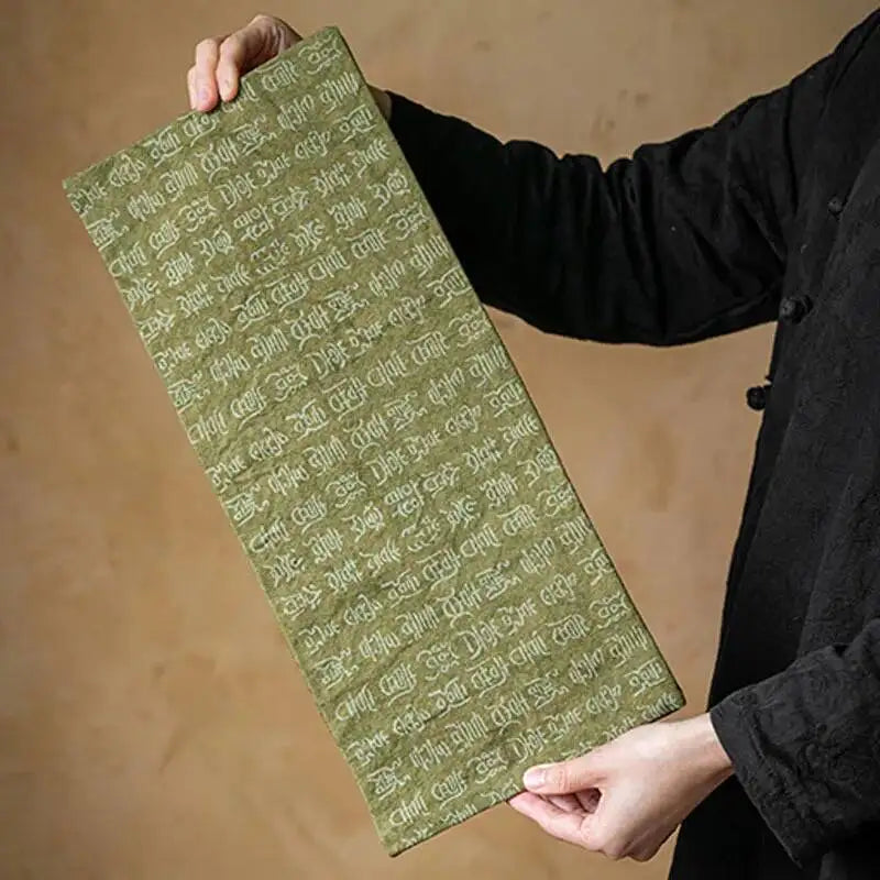 Tie-dye Ancient Seal Script Tea Mat Dry Bubble Waterproof Mat Tea Mat Table Tea Table Tea Towel Quake