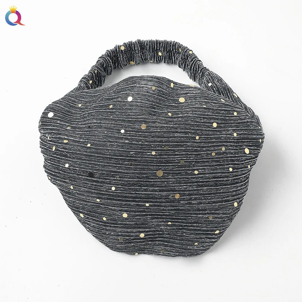 Fashion Cover White Hair Headband Braids Hair Headband Wash Face Retro Elegant Wide Edge Pressed Hair Headgear Headband Headwear Quake YDSF sliver