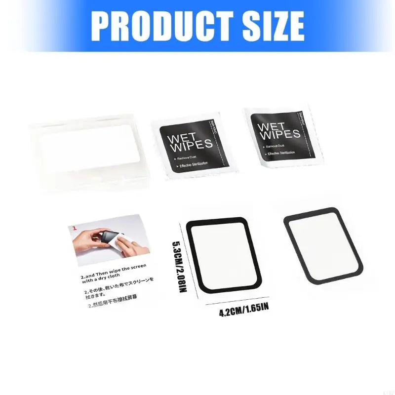 Camera Screen Protector for X6, Screen Tempered Glass Film Black Border Frame with Install Tool Set K1KF Quake