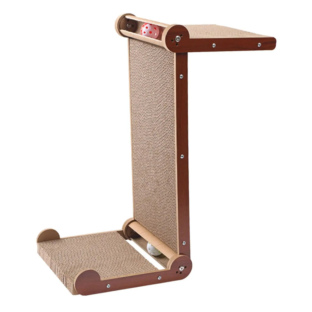 Vertical Standing Cat Scratching Board Interactive Play Cat Lounge Bed Cat Scratcher Grinding Claw Quake Default Title