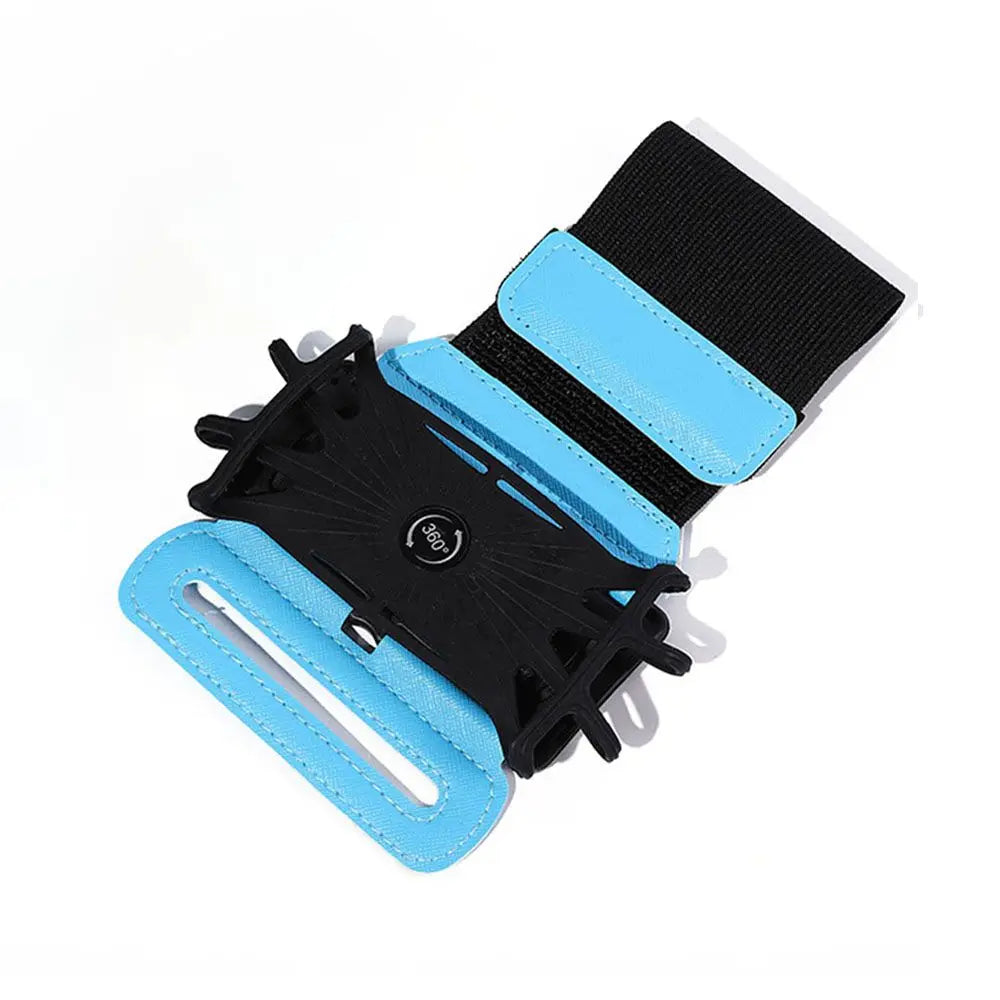 Phone Stander Phone Stand Mobile Phone Accessories Outdoor Accessories Armbands Arm Band Case Phone Holder Armband Wrist Case Quake cyan