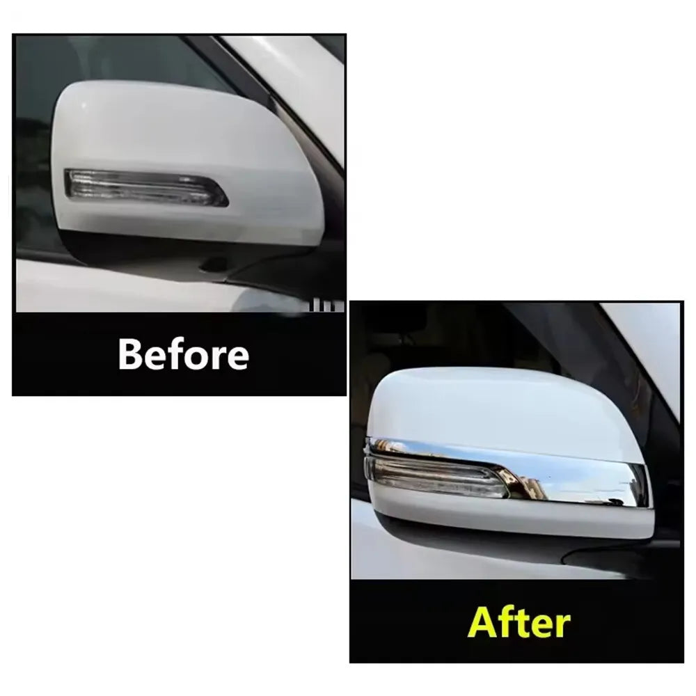 For Toyota Land Cruiser Prado 150 2012-2021 Car Sticker Rearview Side Mirror Cover Exterior Trim Accessories Vehicle Decoration Quake