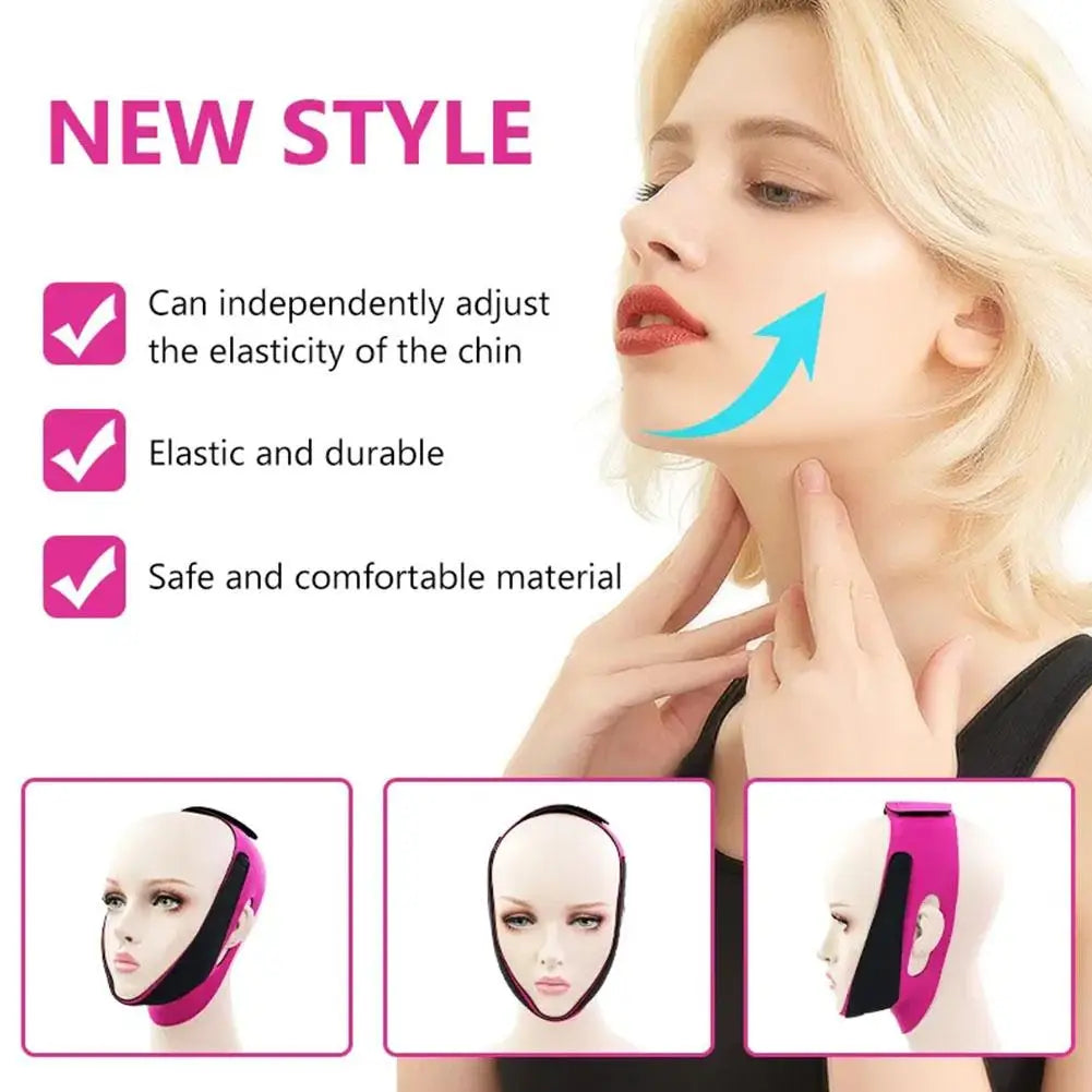 Reusable V Line Face Lift Strap Comfortable Face Slimming Bandage For Double Chin Shaper, Women Cheek Lift Up Belt For Sleeping Quake
