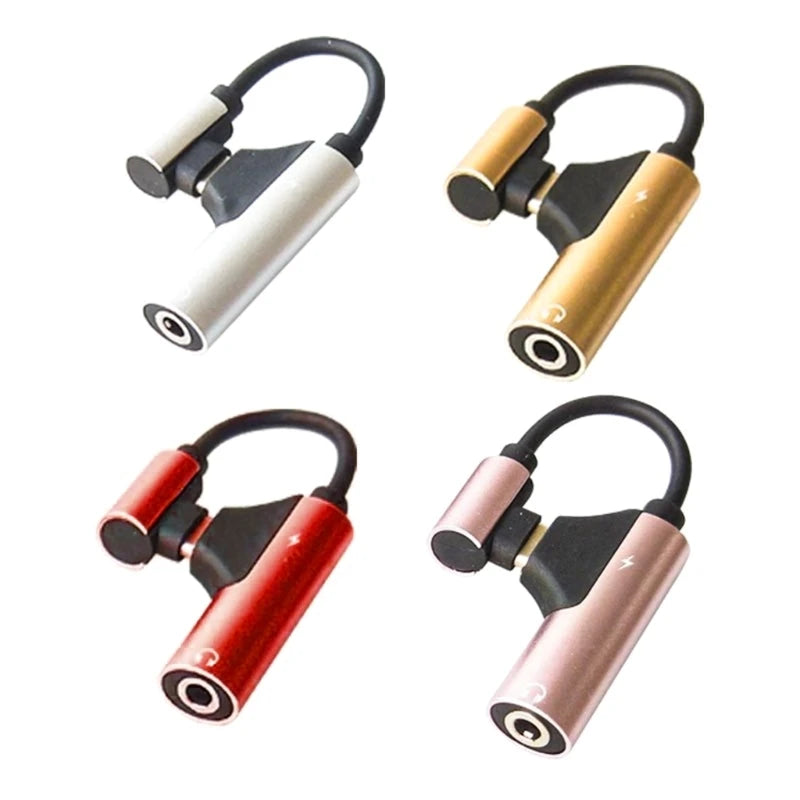 USB C to 3.5mm Sound Adapter Type C to Headphone Dongle Converter Headphone Auxiliary Adapter for Smartphone Tablet K1KF Quake