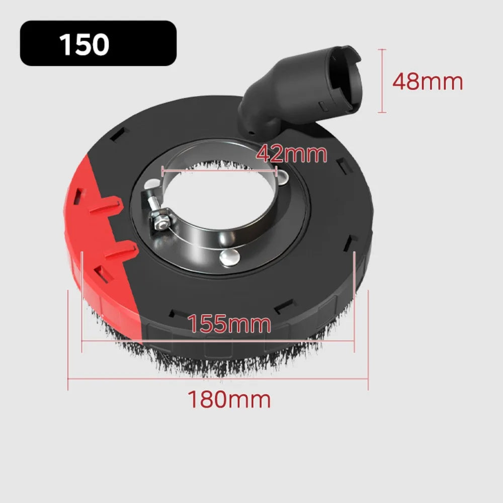 Dust Protection Angle Grinder Dust Cover Universal Multi-functional Angle Grinder Shroud Detachable Dust Collector Quake 150 Detachable