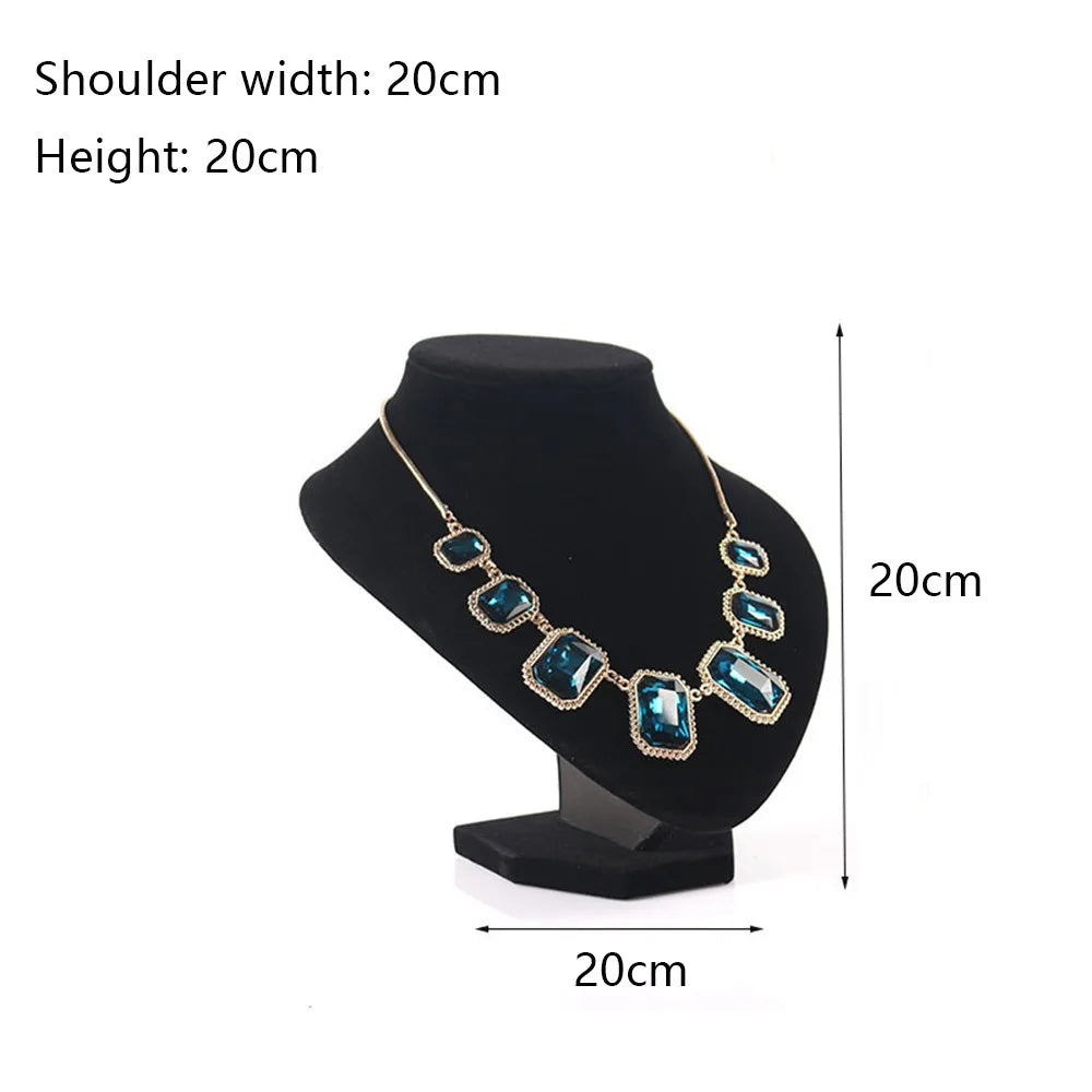 New Pendant Display Jewelry Display Rack Mannequin Jewellery Necklace Stands Retail Shop Decorate Display Organizer Stand Quake 20x20cm