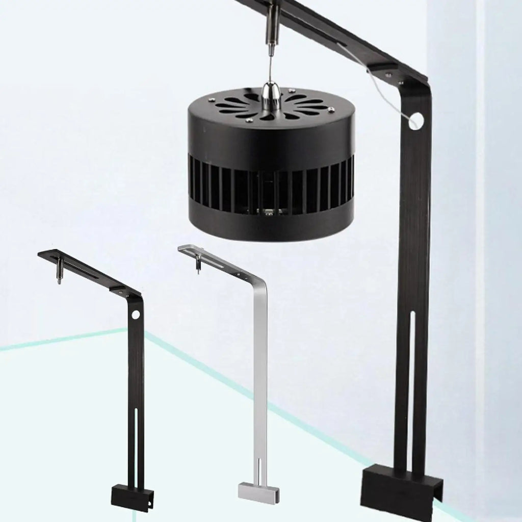 Height Adjustable Fish Tank Light Rack Sleek Aluminum Aquarium Lighting Holder for Planted and Reef Tanks Quake