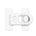 Baby Safety Lock Protection Useful Cabinet Multifunction Kids Security Drawer Lock Refrigerator Door Latch Durable Plastic Quake B262 White