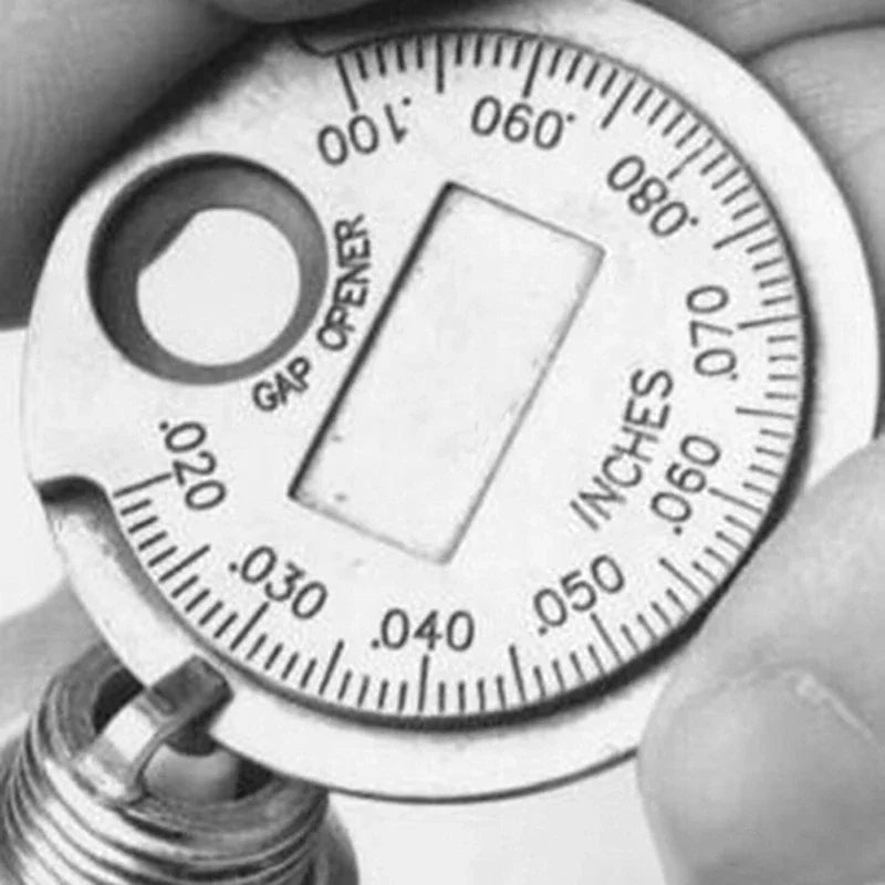 vvocci Feeler Range Coin-Type Plug Gage Gap Tool Spark 1 Pc 0.6-2.4mm Spark Plug Gap Measurement Tool Quake M191 1pcs