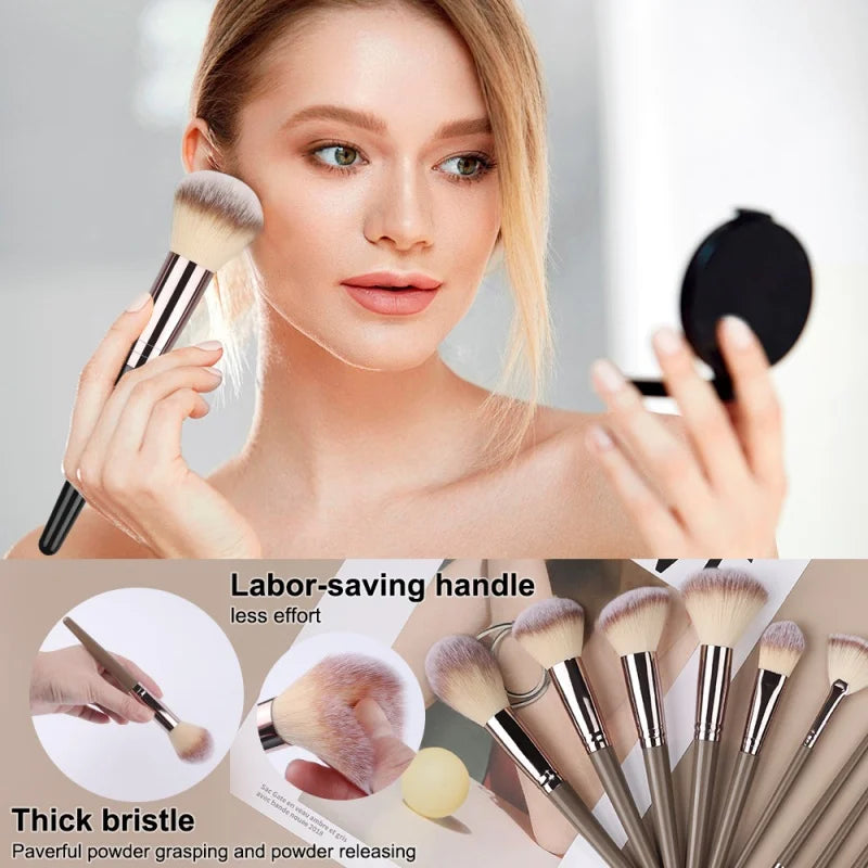 Professional 3-20PCS Makeup Brushes Set Eyeshadow Foundation Concealer Blending Blush Brush Kabuki Soft Make Up Beauty Tool Quake