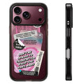 Deserve Love Pattern Impact Black Border Magnetic Case: Compatible with IPhone 18 17 16 15 14 13 Pro Max 18Pro Quake impact (no magsafe) iPhone 18