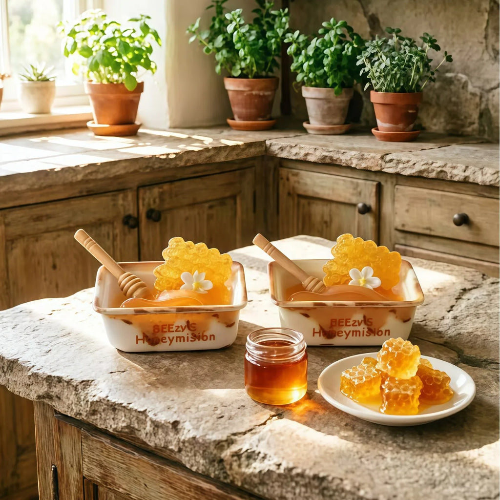 10pcs Sweet 1/6 Miniature Food Osmanthus Honey Box Honey Jar Resin Micro Landscape DIY Fake Food Decor For Dollhouse Accessories Quake