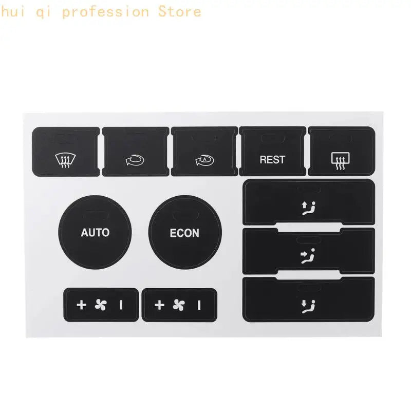 Light Permeable Control Panel Stickers Decal For Automotive Switches Maintenance H8WE Quake China Mainland