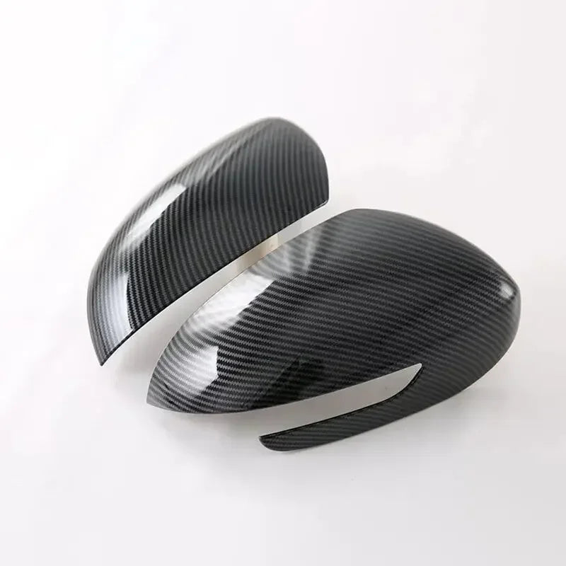 For Kia Sportage KX5 2016-2019 Car Rearview Side Mirror Cover Wing Cap Sticker Exterior Door Rear View Case Trim Carbon Fiber Quake