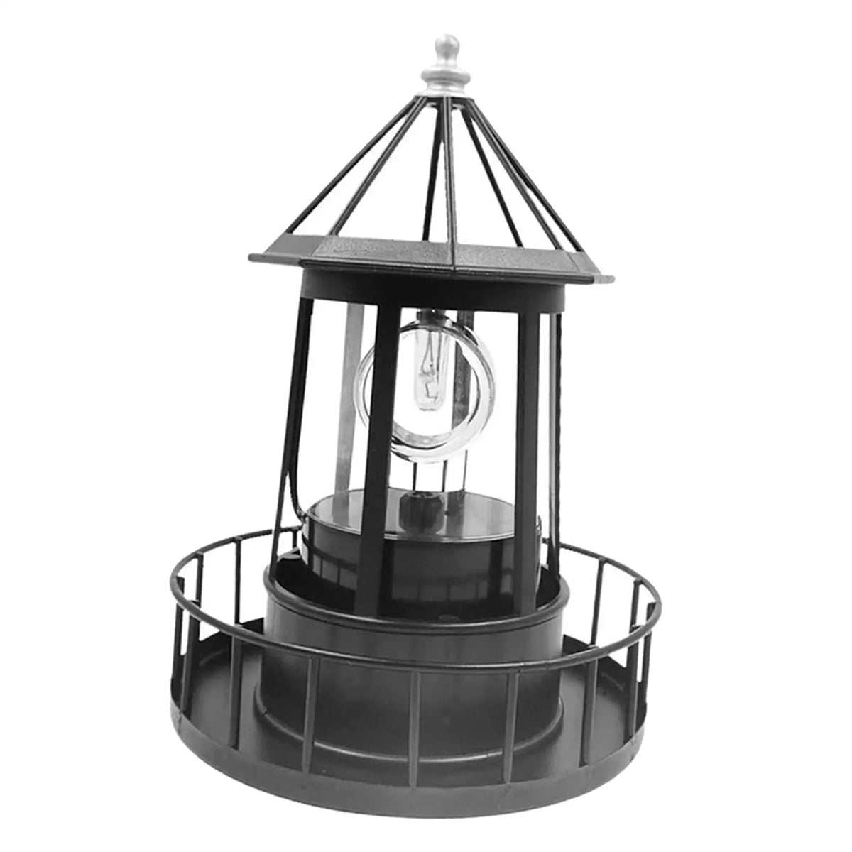 Solar Powered Lamps Outdoor Lighthouse Shaped LED Light Garden Solar Lantern for Landscape and Yard Decoration Quake