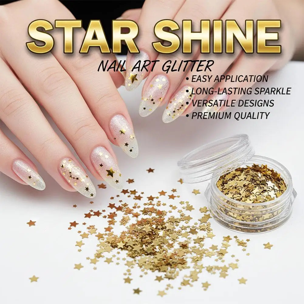Silver Glitter for Nails Design Shiny Nail Glitter Flakes Sparkling Silver Nail Sequins Starlight Sequins Glitters Nails Charms Quake