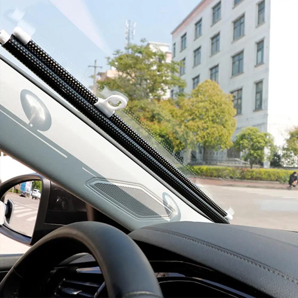 Front Car Retractable Windshield Sun Shade Visor SUV Window Folding Block Cover Quake
