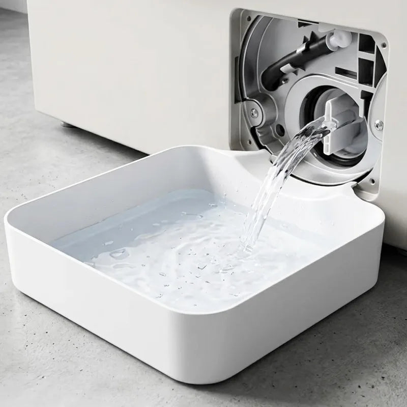 Washing Machine Drainage Tray Drip Tray for Cleaning Lint Filters Water Catch Tray Stops Water Leakage Tool Washing Machine Part Quake