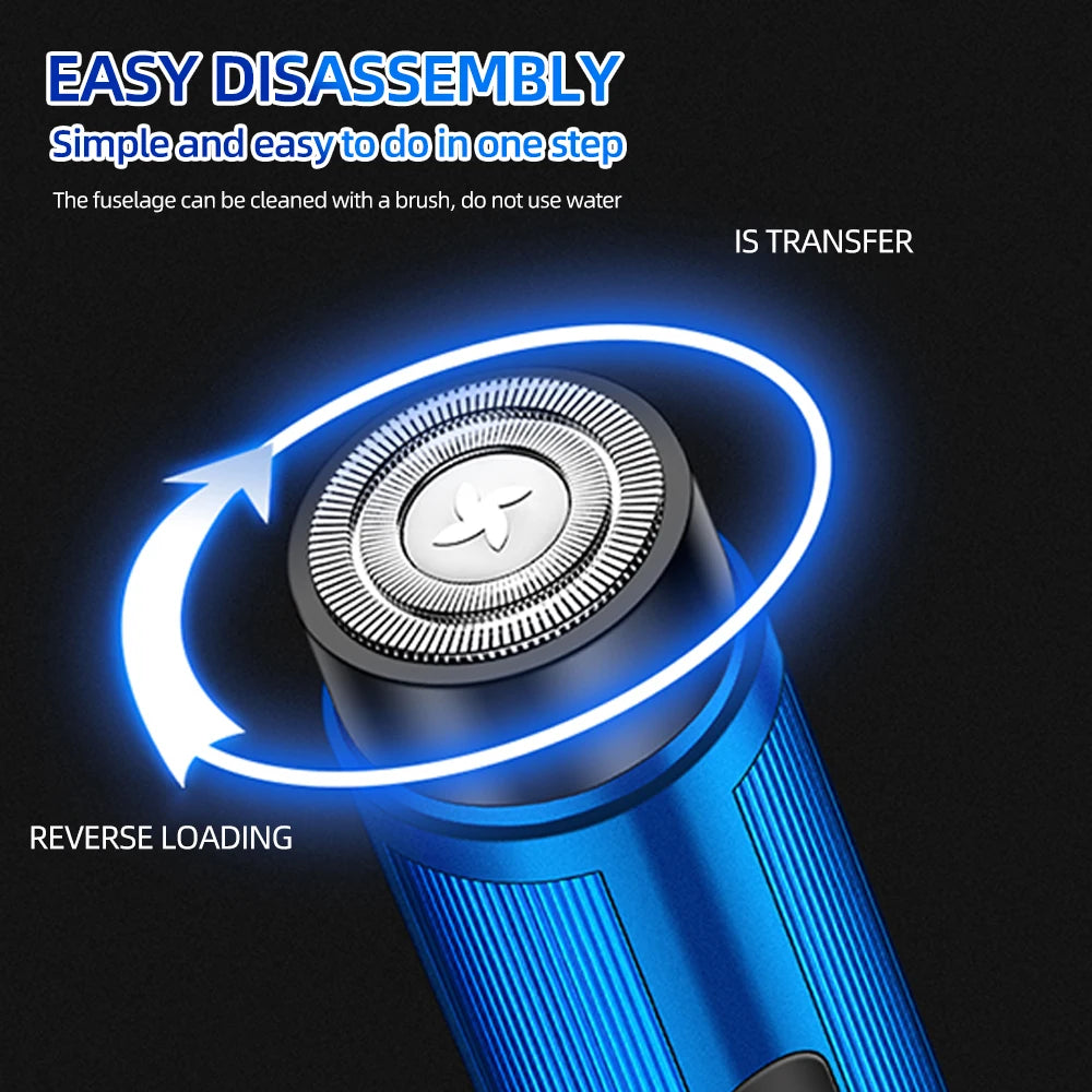 Men's Mini Electric Shaver Rechargeable Razor Epilator Women's Shaving Machine for Men Car Mini Shaver Electric Shaving Tools Quake