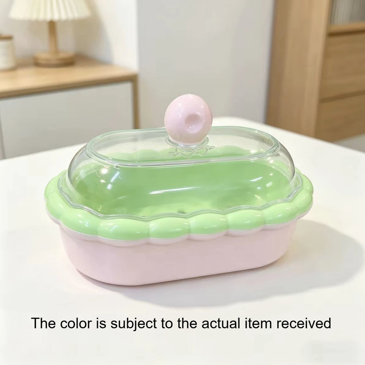 1pc High Appearance Household Soap Box with Drain Cover Bathroom Student Dormitory Quake A