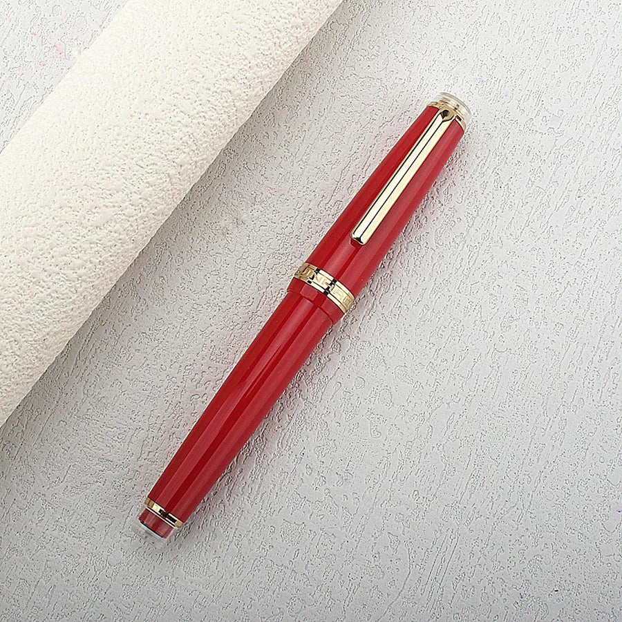 Jinhao 82 Fountain Pen Golden Clip EF/F/M Nib Acrylic Ink Pen Luxury Writing Pens for Stationery Business Office School Supplies Quake 82-1 F 0.5MM