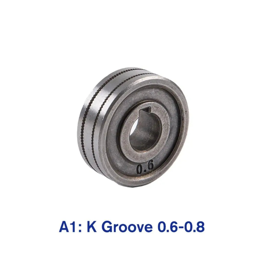for Steel Aluminum Flux Cord Wire Welding Accessory Drive Wheel Knurl K V U Groove Welding Wire Feeding Roller MIG Wire Guide Quake 0.6-0.8mm-K Groove
