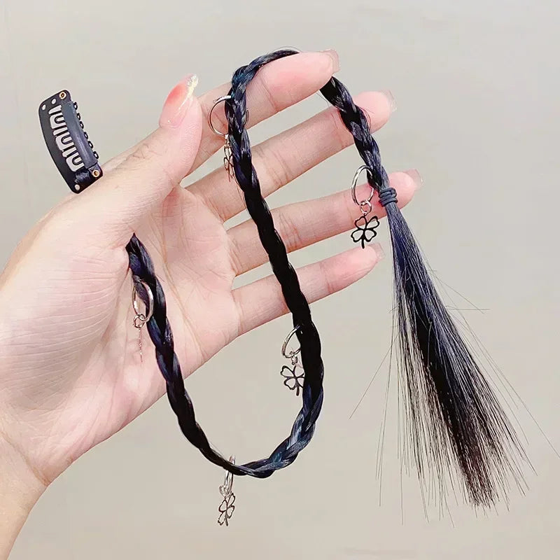 Fashion Y2K Tissued Boxing Braids Girls Wig Braid Women's Fried Dough Twist Braid Traceless Invisible BB Clip Boxing Braid Quake 10