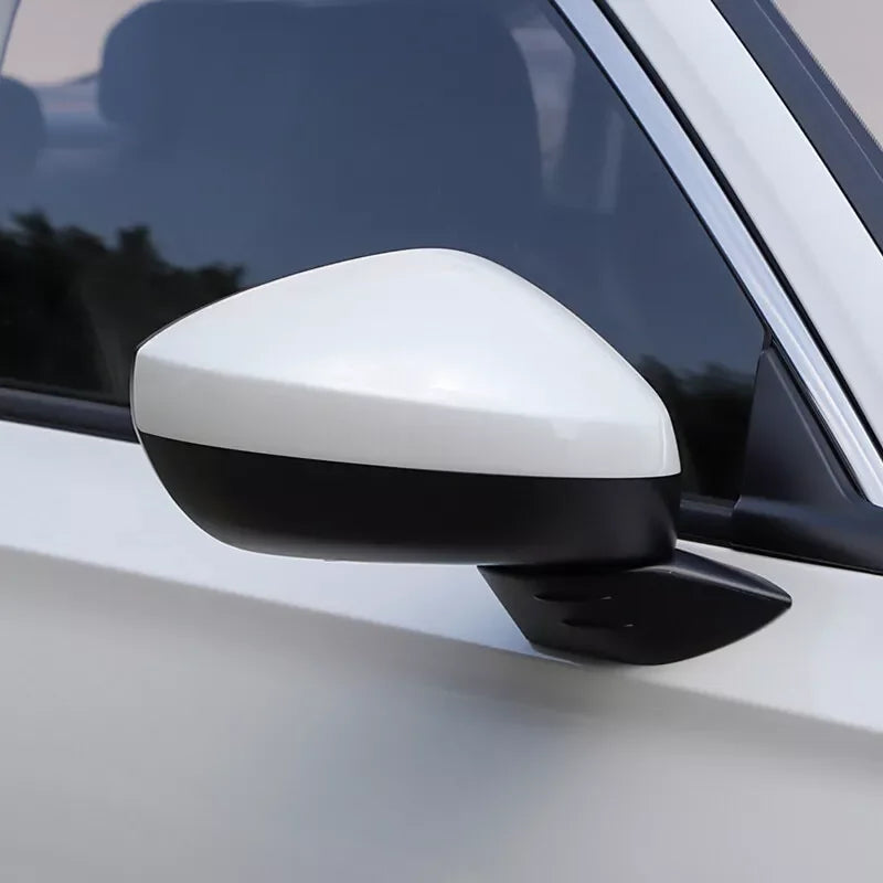 White Black Side Door Mirror Cover Caps Replacement For Honda Civic 11th Gen 2022 2023 2024 Sedan Hatchback Pair Quake