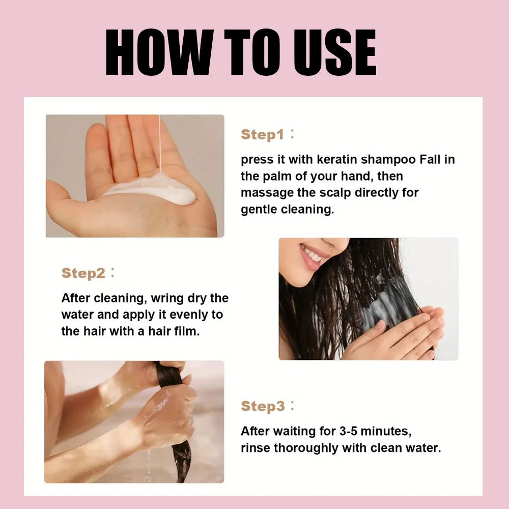 Cherry Blossom Flavor Hair Care Cream Hair Mask Improves Frizzy Tangled Hair Prevents Hair Breakage and Splitting 70g Quake
