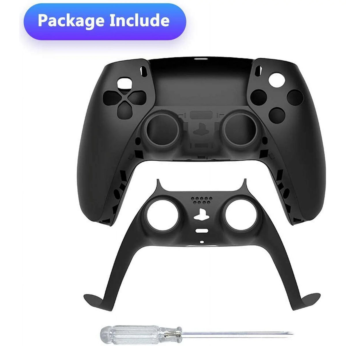 PS5 Dualsense DIY Replacement Housing Box can replace the original plastic decorative strip of PS5 Dualsense Quake