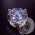 Hot Kamen Rider Wizard Ring Magic Ring Prop Adjustable Openable Design Anime Cosplay Wearable Index Finger Ring for Men Women Quake A kuan