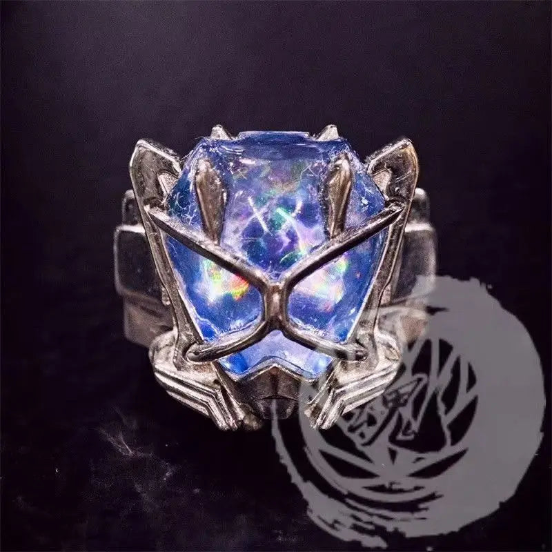 Hot Kamen Rider Wizard Ring Magic Ring Prop Adjustable Openable Design Anime Cosplay Wearable Index Finger Ring for Men Women Quake A kuan