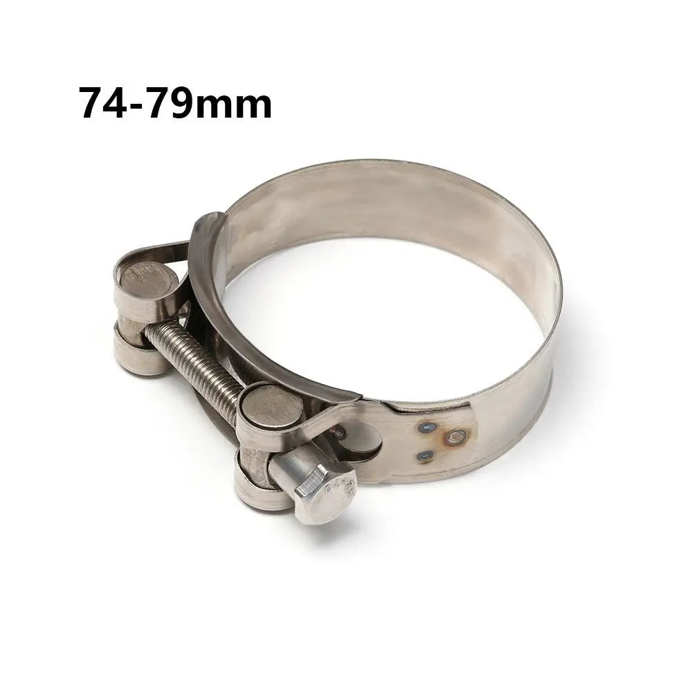 Stainless steel strengthens the clamp hose clamp Circular air water pipe Fuel hose clips of water pipe fasteners clamps Quake 74-79mm
