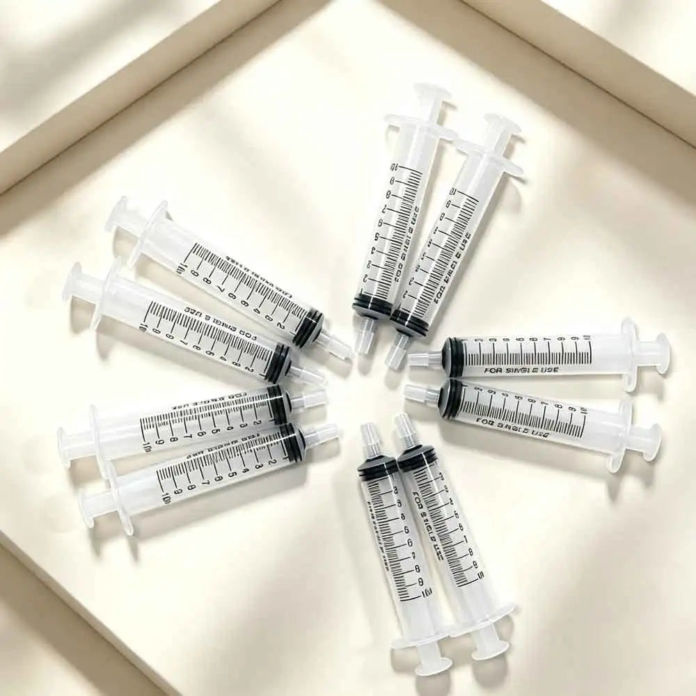 vvocci 20pcs cosmetic pump syringe tool plasticdistribution of refillable perfume syringe for quantitative 0.34oz bottles Quake