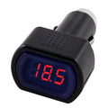 New Car Voltmeter Battery Tester Cigarette Lighter Digital Voltage Monitor Gauge Quake black