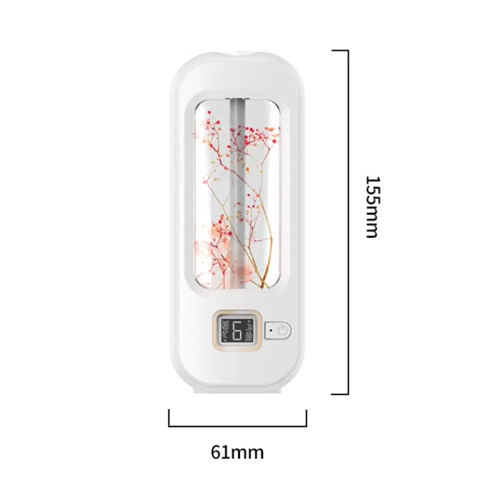 Aromatherapy Machine Automatic Home Fragrance Machine Essential Oil Diffuser Nebulizer for Kitchen and Toilet Deodorization Quake