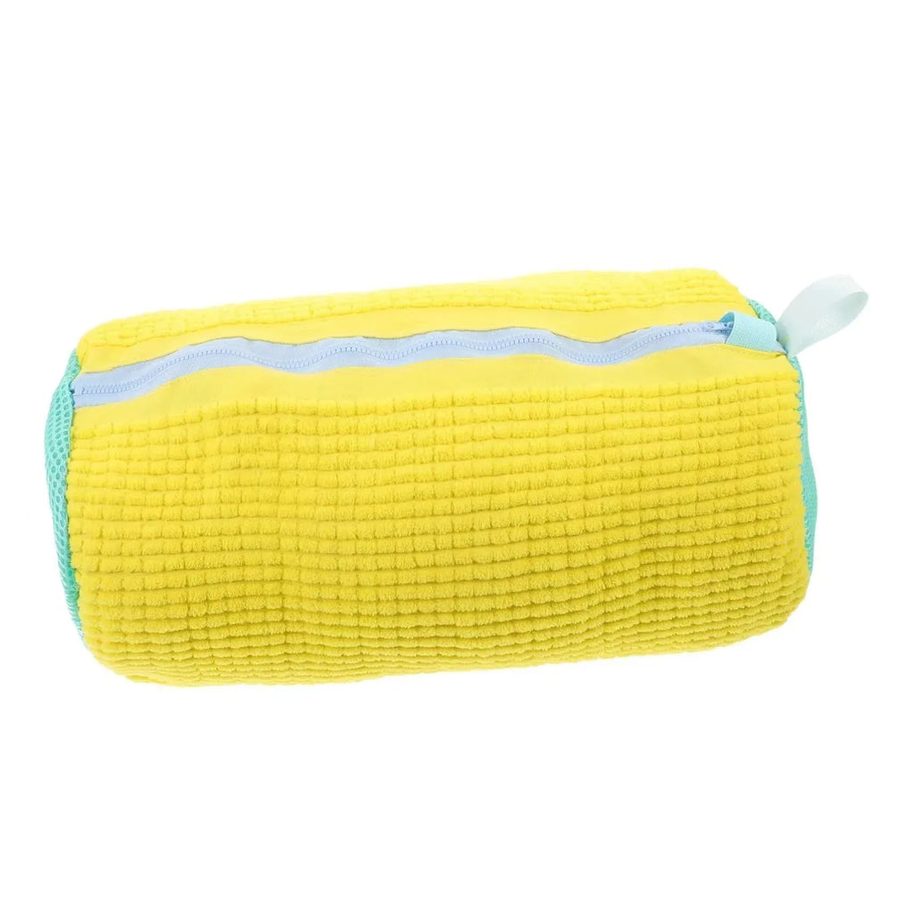 Wash Shoes Bag Padded Net Laundry Shoes Protector Fluffy fibers Polyester Washing Shoes Machine Laundry Bag Drying Bags 1PCS Quake 39X19 Yellow