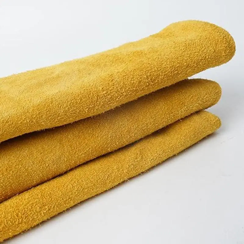 Welding Arm Sleeves Leather Forearm Guards, 1 Pair Work Arm Covers for Welders, Cutting, Grinding and Metalworking Tasks, K1KF Quake