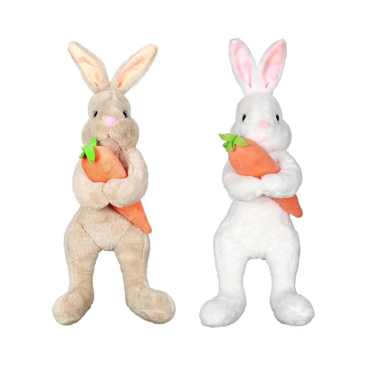 Easter Bunny Tree Topper Ornaments Decoration Plush Doll for Home Party Supplies Basket Stuffers Festival Toddlers Kids Table Quake