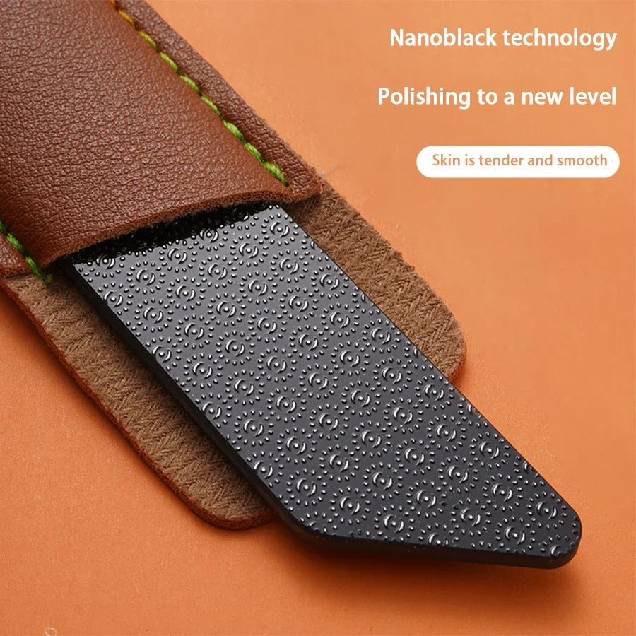 vvocci Nano Foot File for Calluses & Dead Skin Removal - Pedicure Grinding File for Hands & Feet, Reusable Nail Care Tool Quake