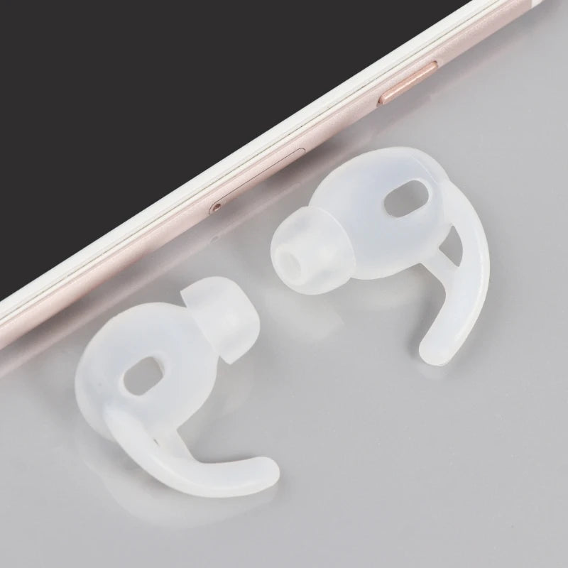 2Pairs Soft Silicone Ear Pads Eartips For Airpods 3 Silicone Ear Hook In-Ear Earbuds Earphone Accessories Ear Tips K1KF Quake