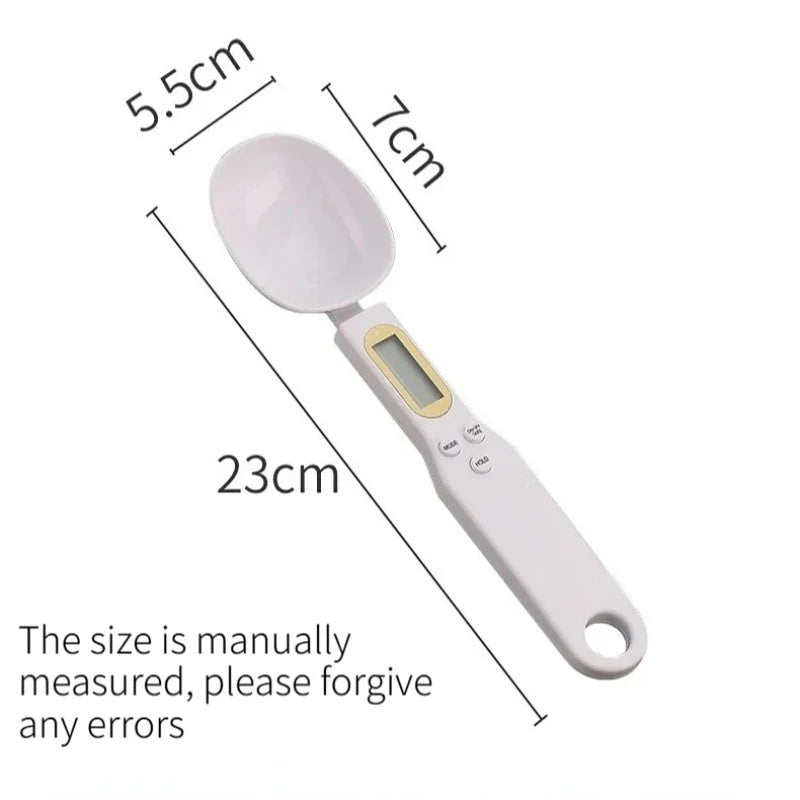 Detachable Spoon Head Electronic Scale High Accuracy Kitchen Food Weighing Scale Coffee Baking Home Commercial Measuring Supply Quake