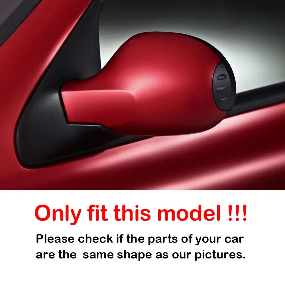 For Renault Clio Campus 2005-2012 Car Sticker Rearview Side Mirror Cover Wing Cap Exterior Door Rear View Case Trim Carbon Fiber Quake